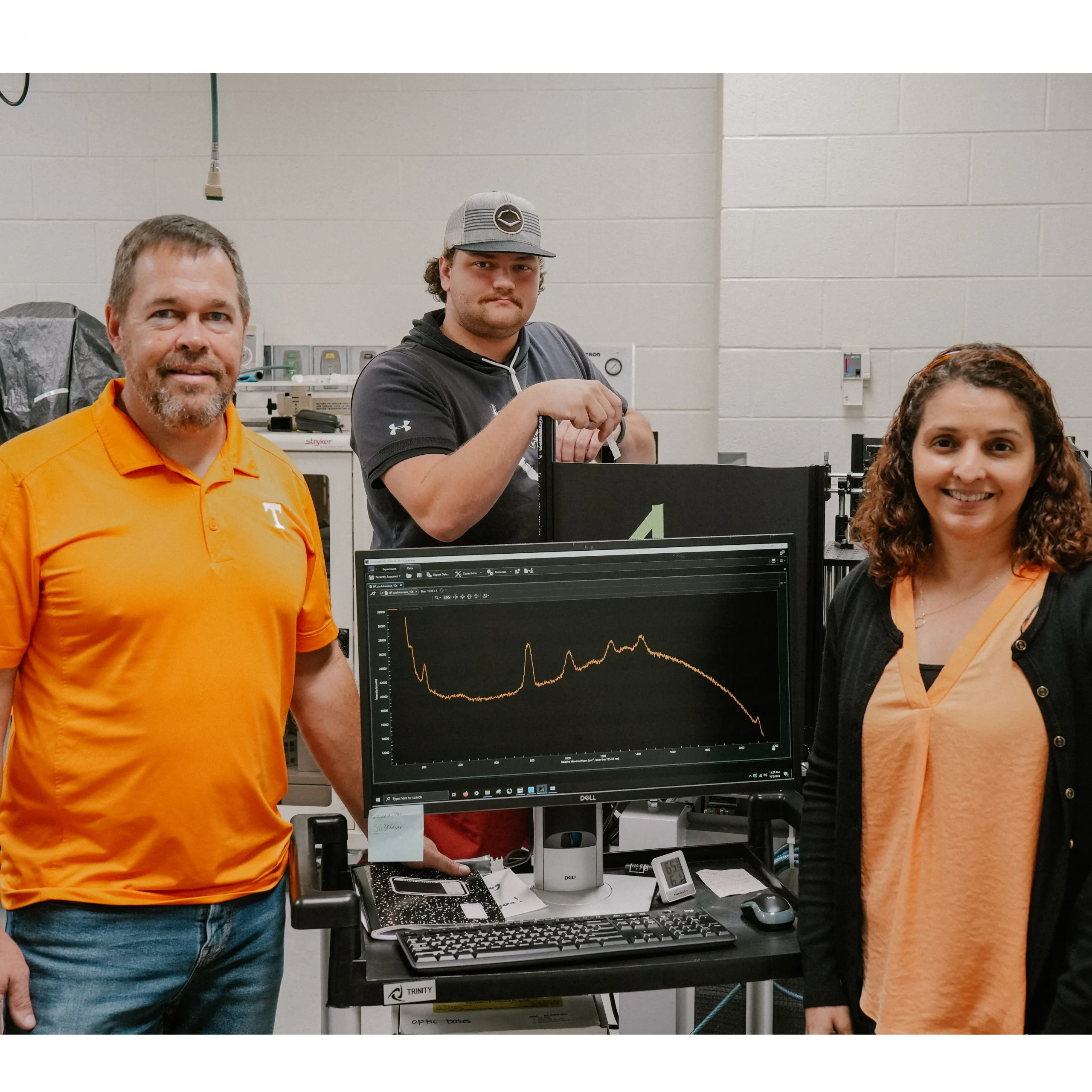 Group photo in the laboratory