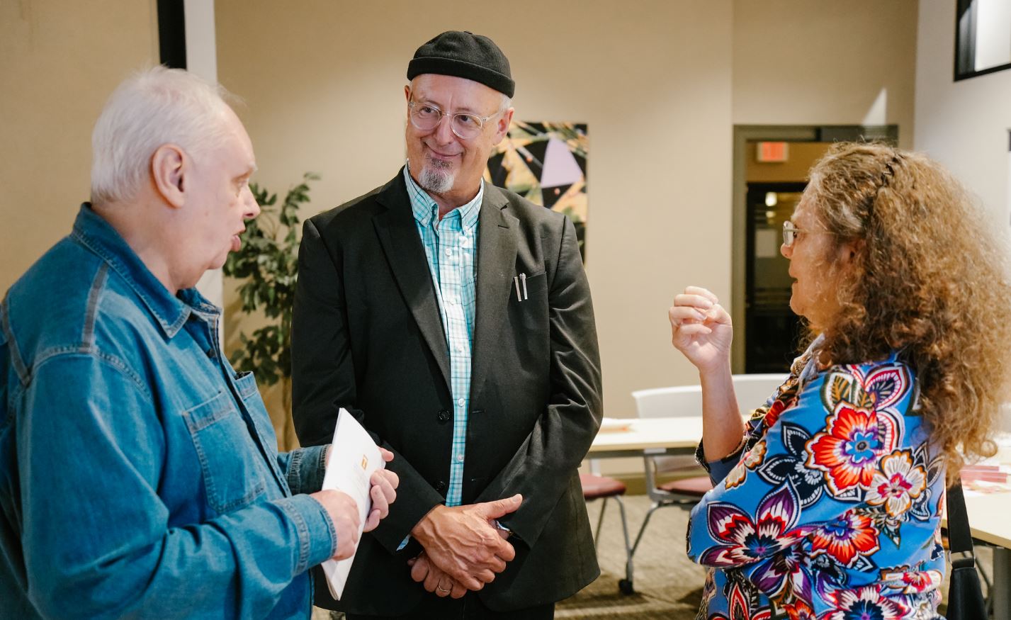 Book party participants discussion