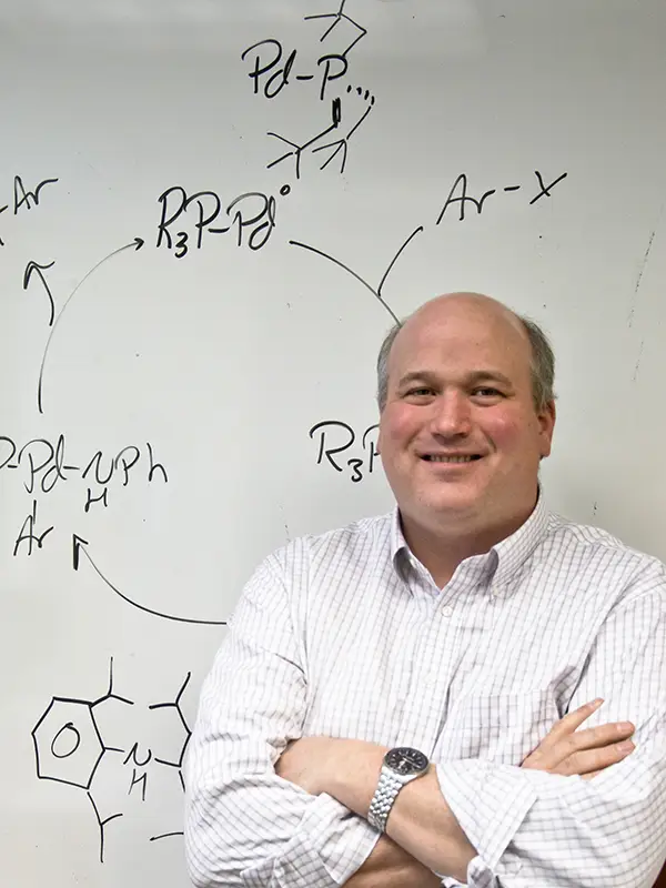 Kevin Shaughnessy, head of the Department of Chemistry.